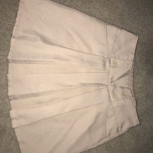 Cute school girl style skirt with buttons